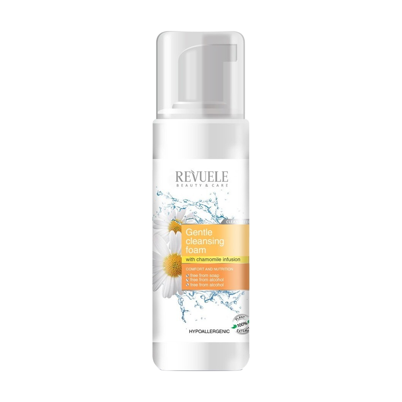Shkumë pastruese për fytyrë Revuele Soft Chamomile Infusion, 150 ml